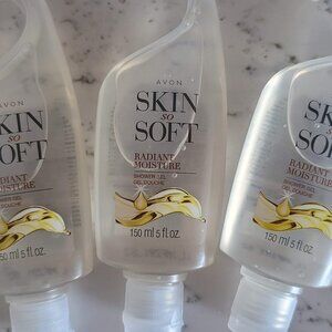 Avon Skin So Soft Radiant Moisture Shower Gel 3 pack